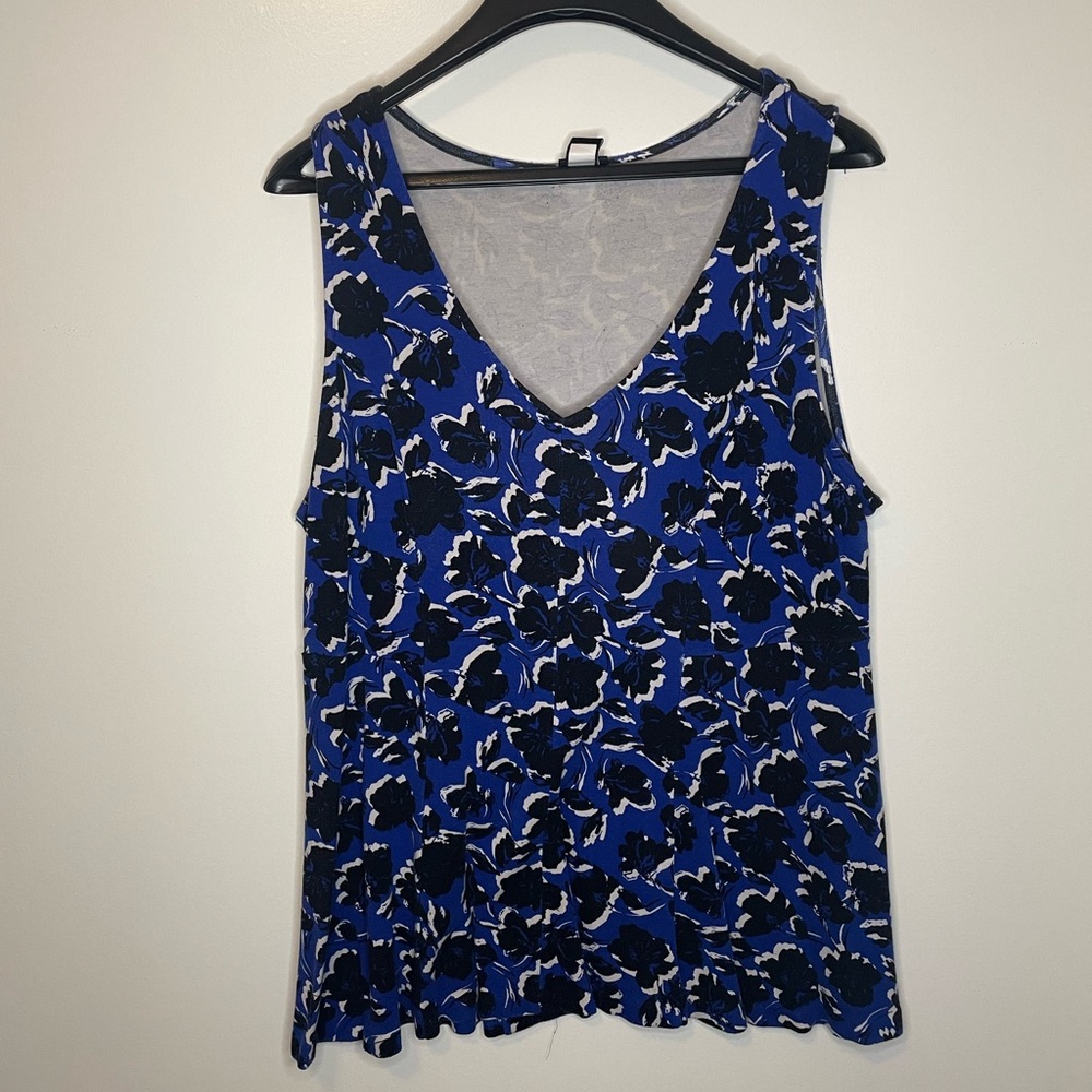 TORRID Blue Black Tank Size 3